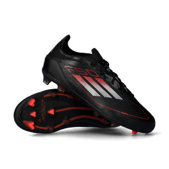 Kids F50 Elite FG  Core Black-Iron Met-Lucid Red