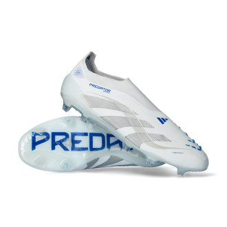 Predator Elite LL FG White-Silver Met-Bright Royal