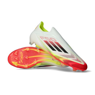 F50 Elite LL FG White-Core Black-Solar Yellow