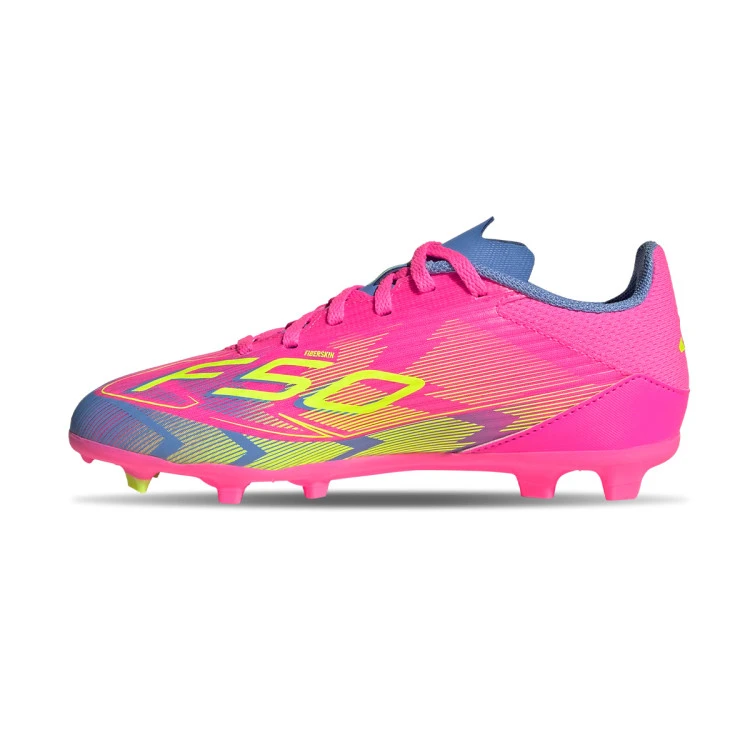 bota-adidas-f50-league-fgmg-nino-lucid-pink-lucid-lemon-blue-fusion-2