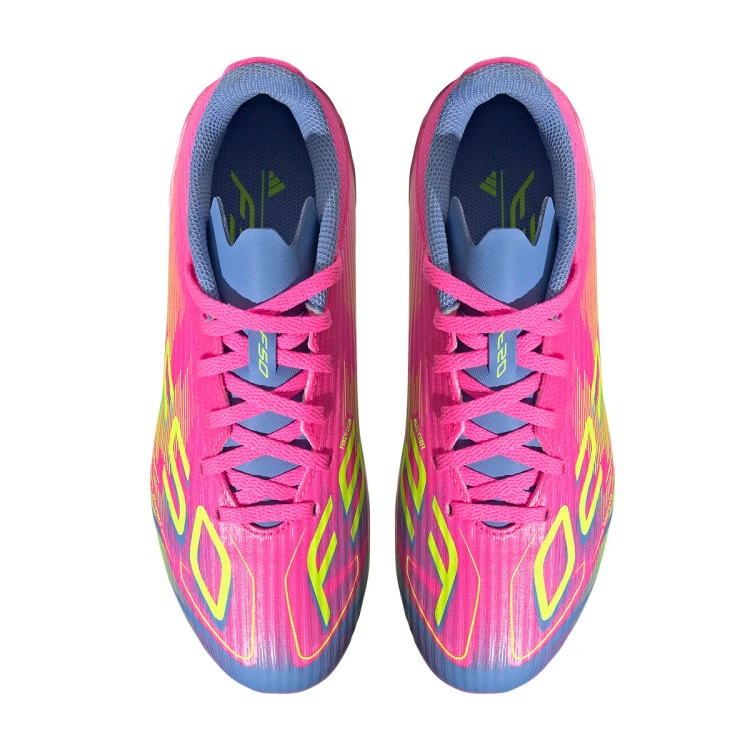 bota-adidas-f50-league-fgmg-nino-lucid-pink-lucid-lemon-blue-fusion-4