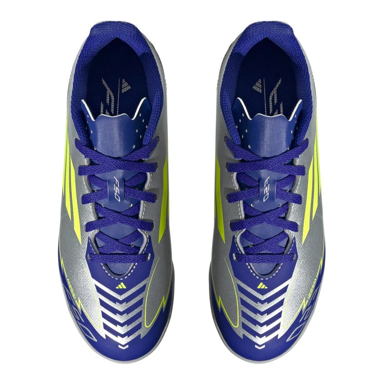 zapatilla-adidas-f50-club-in-nino-messi-silver-met-solar-yellow-lucid-blue-4