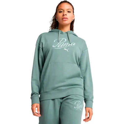 Sudadera Essentials Script Comfort Mujer