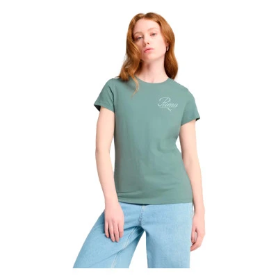 Essentials Script Mujer T-Shirt