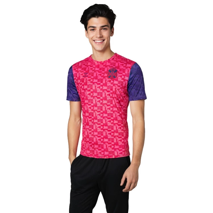 Hummel - Camiseta CD Tenerife Pre-Match 2024-2025, Unisex, Bright Rose, L