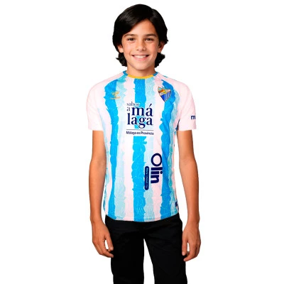 Maglia Malaga CF Primera Equipación 2024-2025 Niño