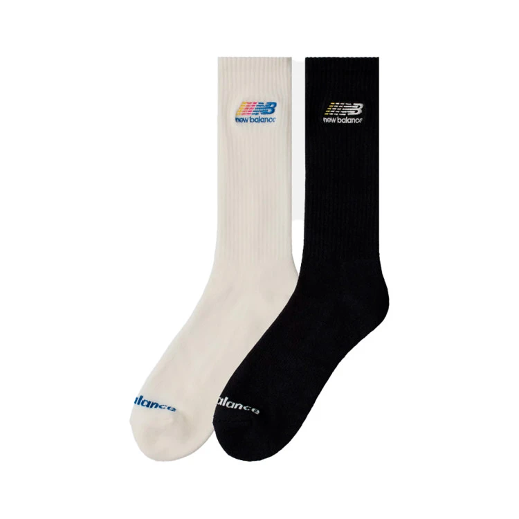 calcetines-new-balance-multi-color-logo-crew-socks-2-pack-white-2