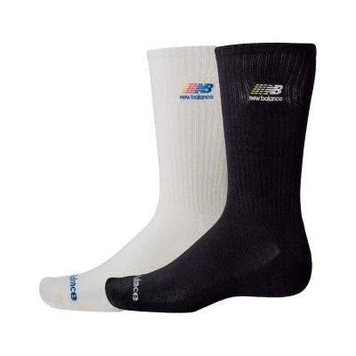 Multi Color Logo Crew Socks 2 Pack Socks