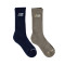 New Balance Multi Color Logo Crew (2 pairs) Socks