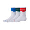 New Balance Everyday Stripe Midcalf 3 Pack Socks