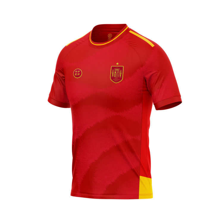 Maglia RFEF España RFEF Primera Equipación Eurocopa 2024 Niño Red