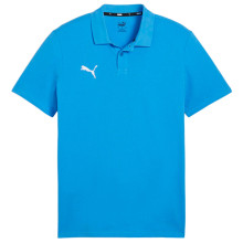 Polo teamGOAL Cotton EQPC Ignite Blue-White