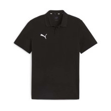 teamGOAL Cotton EQPC Poloshirt Black-White