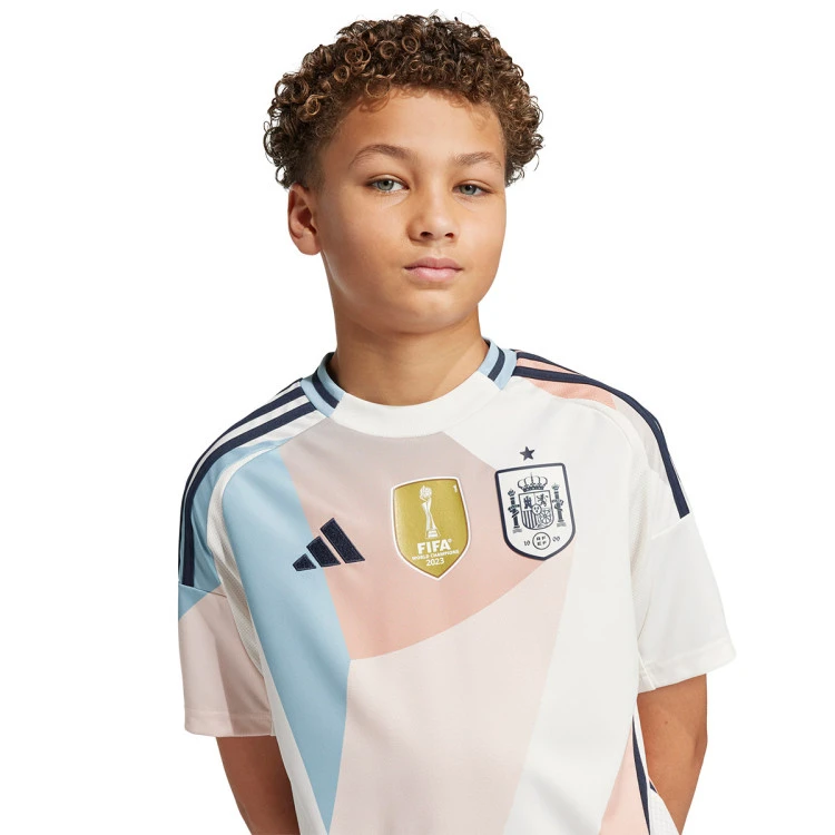 camiseta-adidas-espana-segunda-equipacion-eurocopa-femenina-2025-nino-chalk-white-3