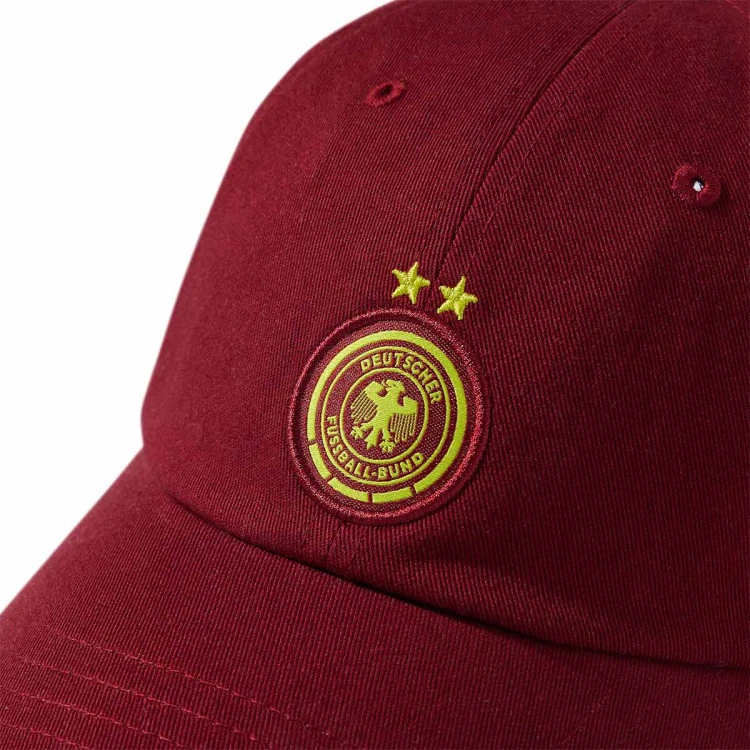 gorra-adidas-alemania-eurocopa-femenina-2025-team-coll-burgundy-semi-solar-yellow-2