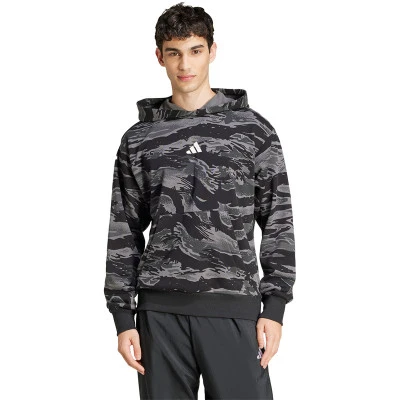 Seizoensgebonden hoodie met camouflageprint Sweatshirt