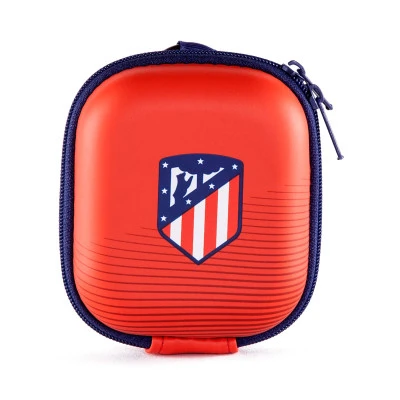 Étui Universal Airpods Rouge avec l'Écusson de l'Atlético Madrid