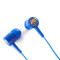 Earphone Cable Botón Azul Escudo FC Barcelona