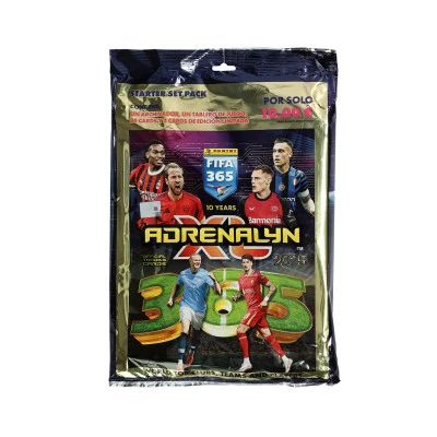 Megapack (Archivador+4Sobres+3 Cartas Esp.+Guia+Tablero) Adrenalyn Fifa 365 2024-2025