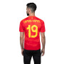 Espanha Primeiro equipamento Euro 2024-Vermelho