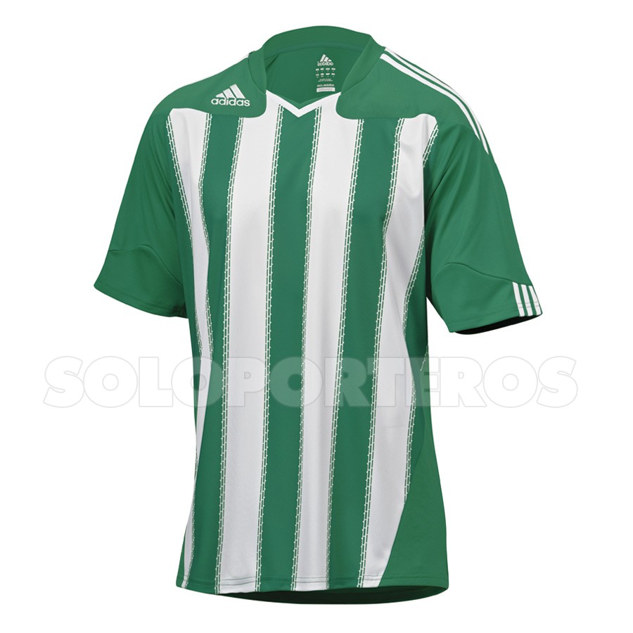Camiseta adidas Stricon Blanca-Verde - Tienda de fútbol Fútbol Emotion