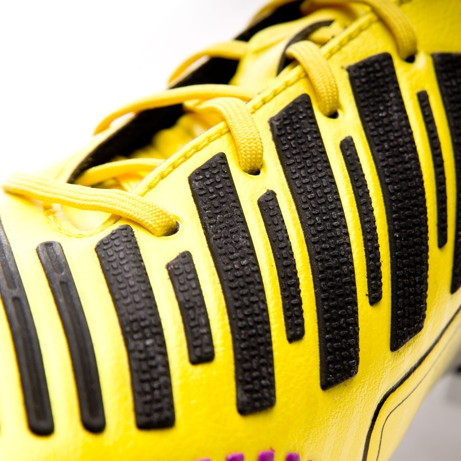 Bota de fútbol adidas Predator LZ TRX FG Amarilla-Negra - Tienda 