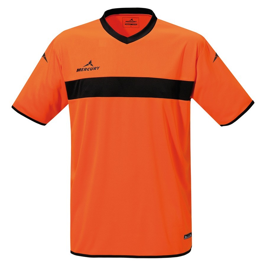 camiseta naranja futbol