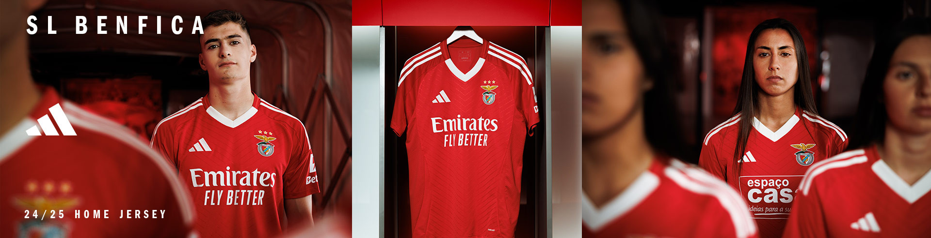 adidas sl benfica new home kit 24 25 all