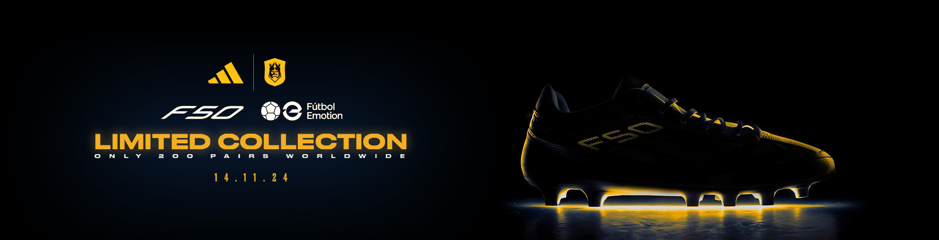 adidas f50 kings league x futbol emotion teaser noviembre 2024