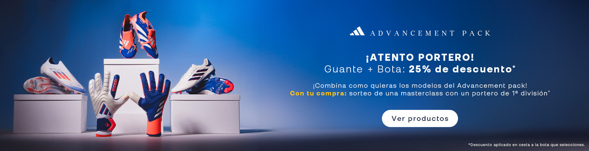 adidas advancement promo botas y guantes agosto 2024 es