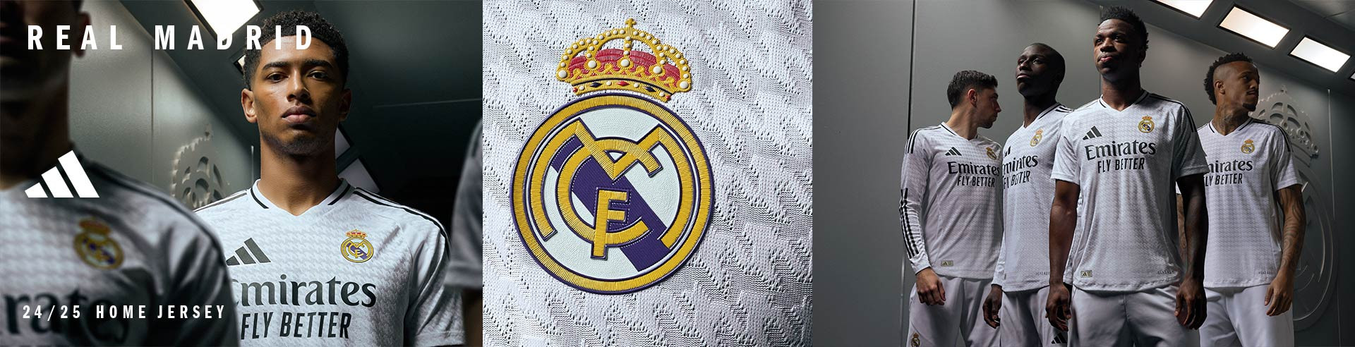 adidas Real Madrid New Home Kit 24-25