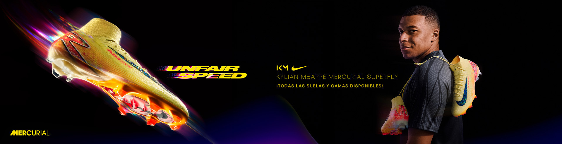 nike mercurial  kylliam mbappe sept 2024  (todas las gamas) es