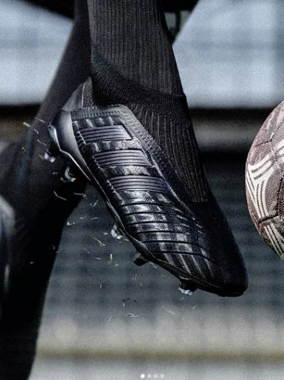 Blackout adidas football boots on sale