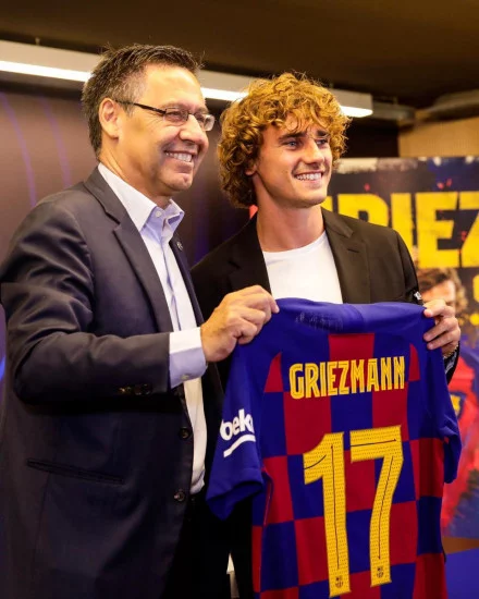 Asi sera la camiseta de Griezmann en el FC Barcelona Blogs Futbol Emotion