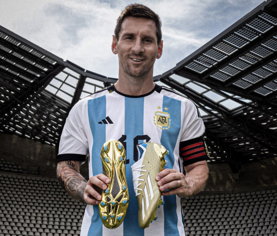 Zapatillas de fútbol sala adidas X Speedportal.4 Messi IN para Niño