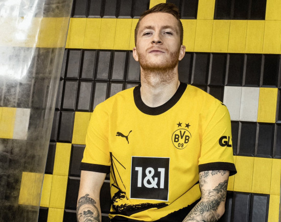 PUMA Borussia Dortmund - Camiseta para hombre, talla 22/23, color negro,  amarillo, Negro, Amarillo